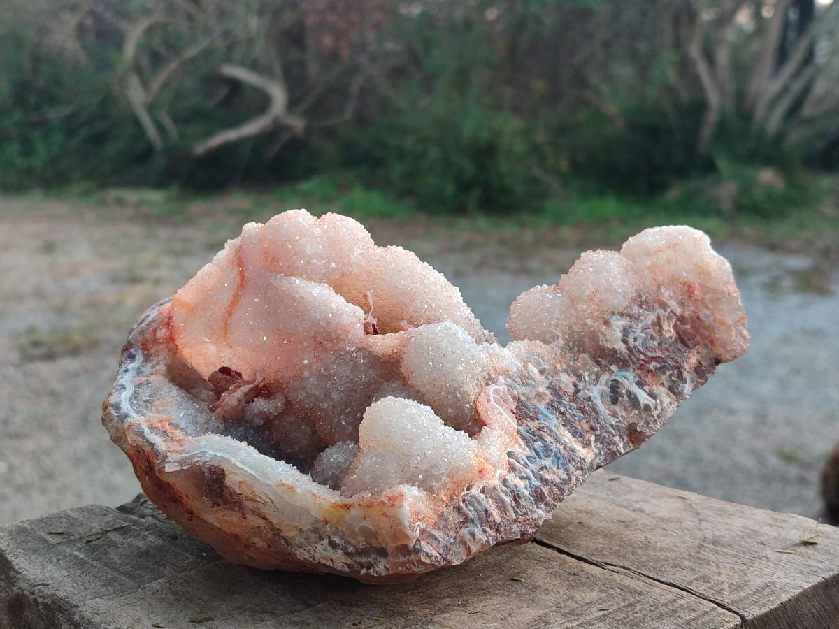 Natural Stalagmitic Agate with Cristobalite x 2 From Didi, Madagascar - Toprock Gemstones and Minerals 
