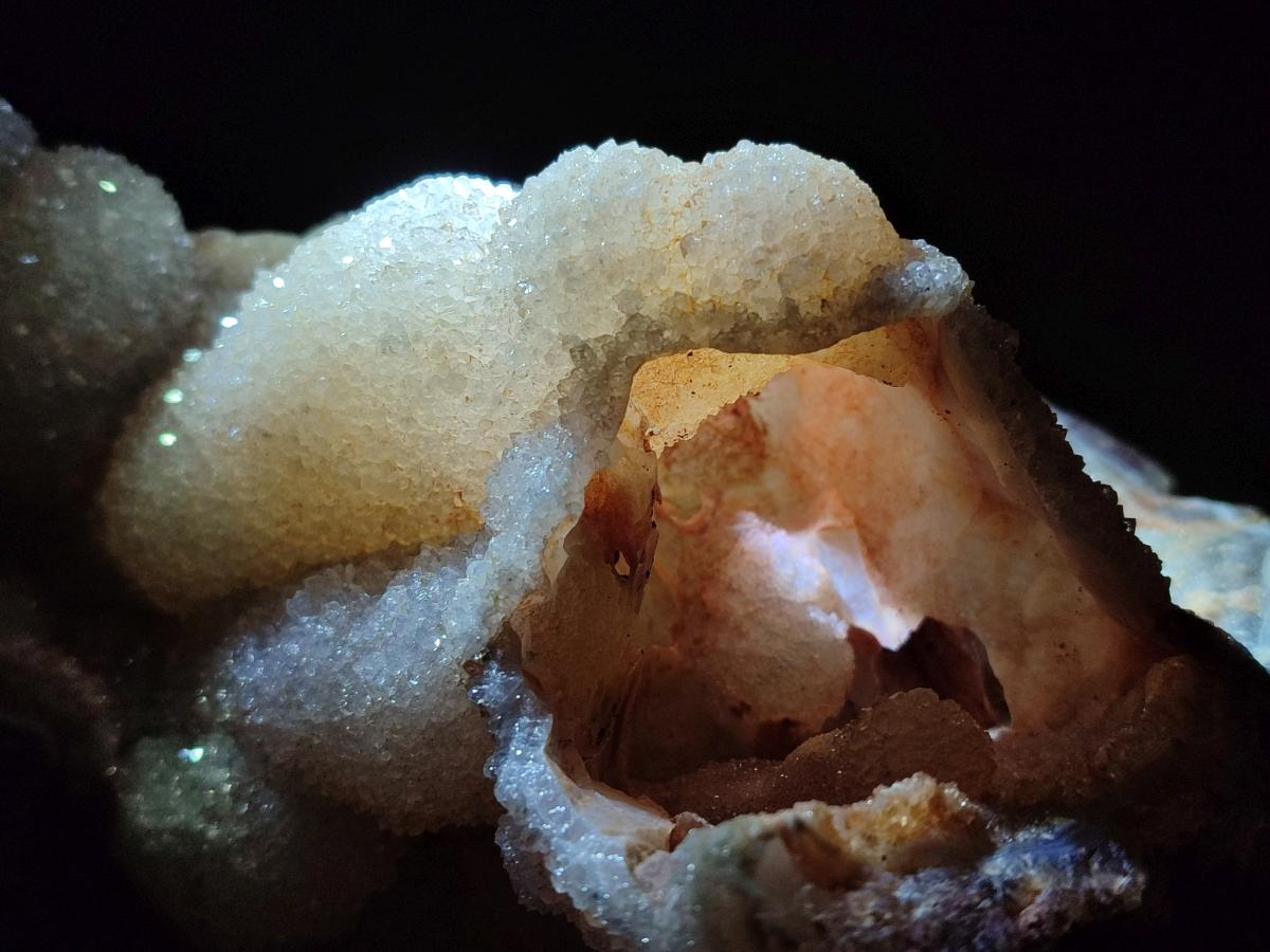 Natural Stalagmitic Agate with Cristobalite x 2 From Didi, Madagascar - Toprock Gemstones and Minerals 