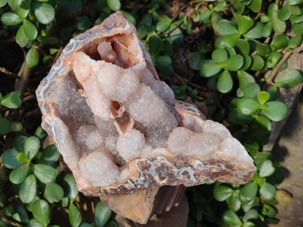 Natural Stalagmitic Agate with Cristobalite x 2 From Didi, Madagascar - Toprock Gemstones and Minerals 