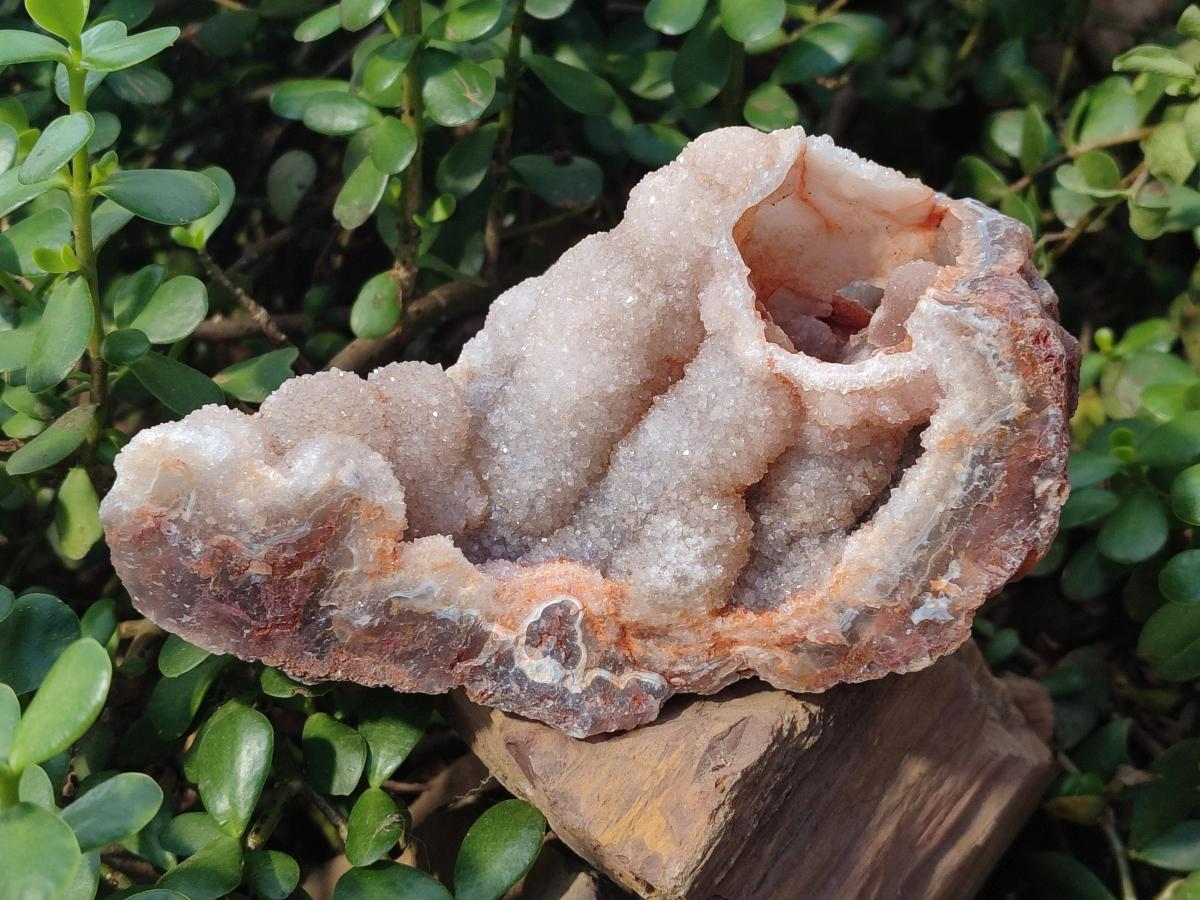 Natural Stalagmitic Agate with Cristobalite x 2 From Didi, Madagascar - Toprock Gemstones and Minerals 