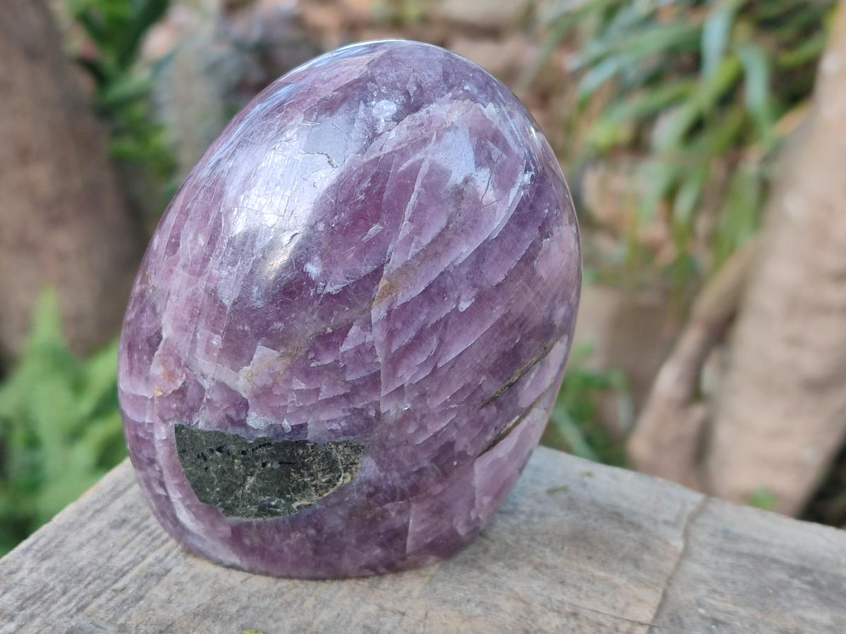 Polished Rare Anhydrite Standing Display Pieces x 2 Tulear, Madagascar - Toprock Gemstones and Minerals 