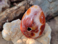 Polished Carnelian Agate Gemstone Eggs x 6 From Madagascar - Toprock Gemstones and Minerals 