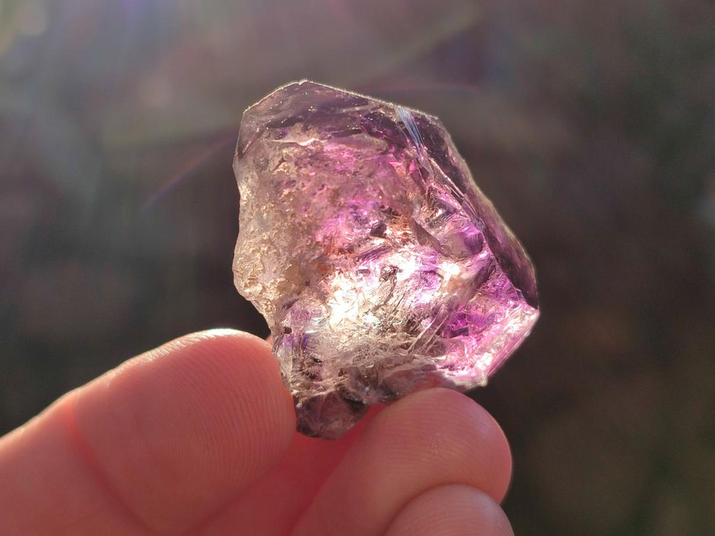 Natural Skeletal Window Amethyst Crystals x 20 From Chiredzi, Zimbabwe - Toprock Gemstones and Minerals 