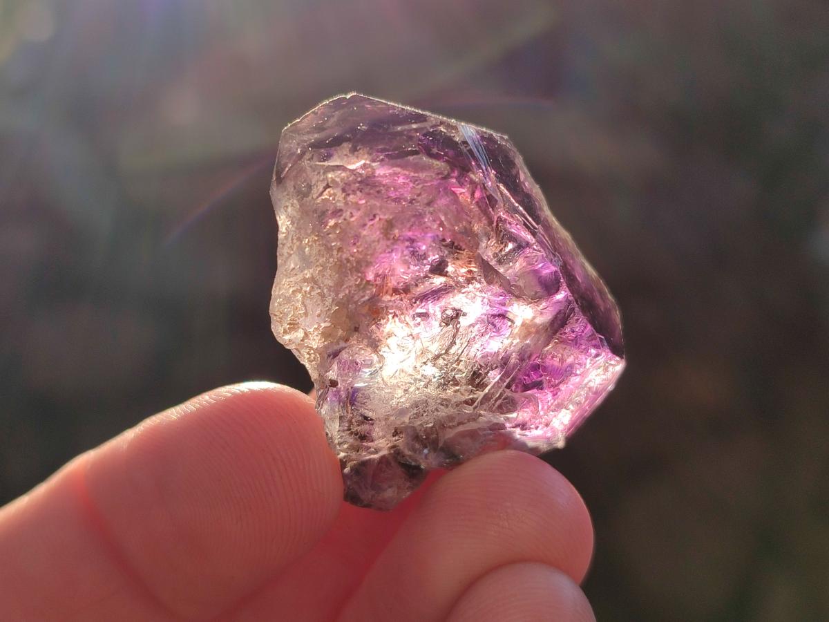 Natural Skeletal Window Amethyst Crystals x 20 From Chiredzi, Zimbabwe - Toprock Gemstones and Minerals 