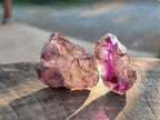 Natural Skeletal Window Amethyst Crystals x 20 From Chiredzi, Zimbabwe - Toprock Gemstones and Minerals 