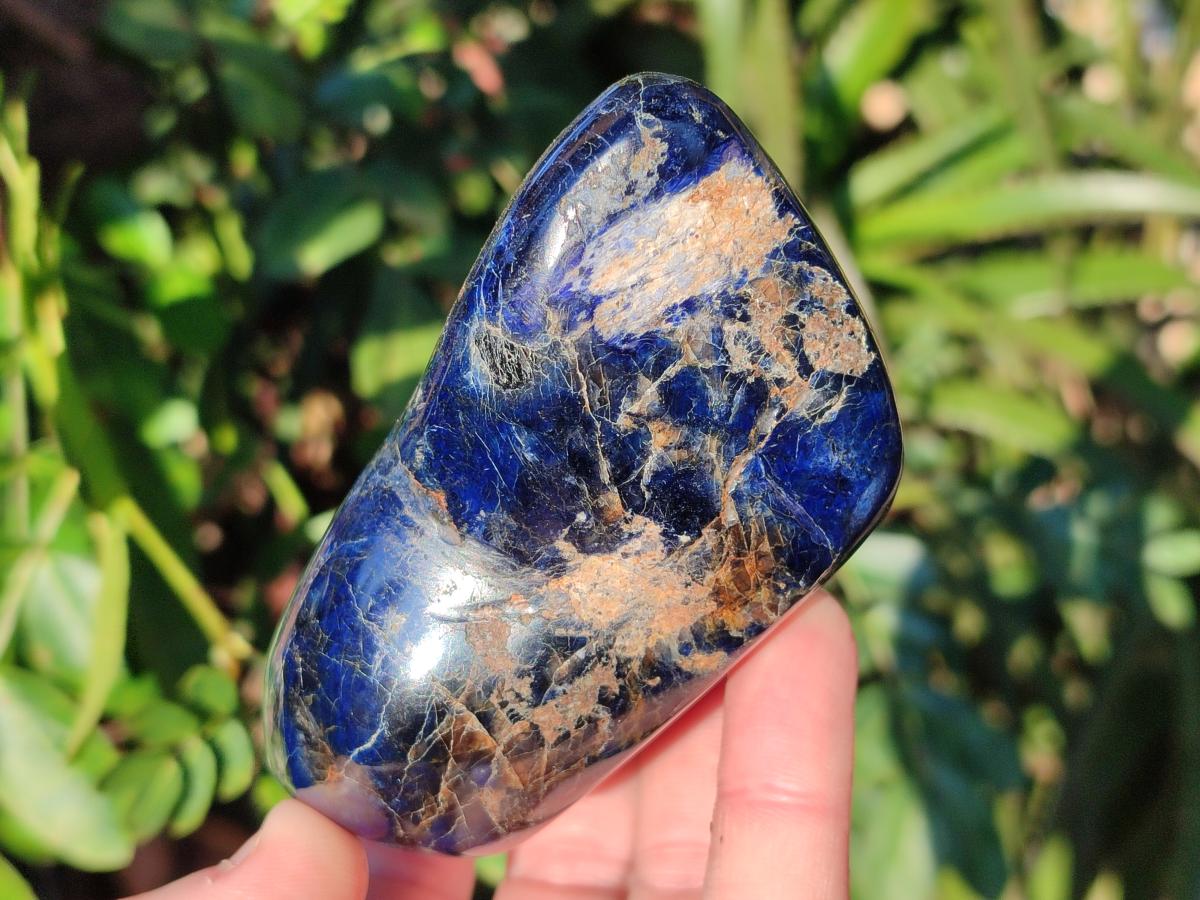 Polished Dumortierite Standing Display Pieces x 6 From Madagascar - Toprock Gemstones and Minerals 