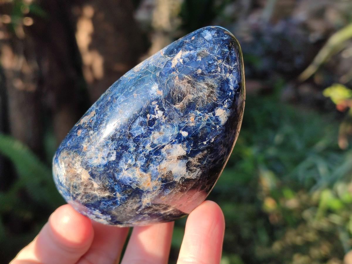 Polished Dumortierite Standing Display Pieces x 6 From Madagascar - Toprock Gemstones and Minerals 
