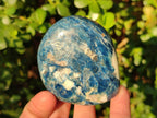 Polished Dumortierite Standing Display Pieces x 6 From Madagascar - Toprock Gemstones and Minerals 