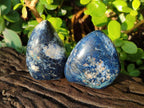 Polished Dumortierite Standing Display Pieces x 6 From Madagascar - Toprock Gemstones and Minerals 