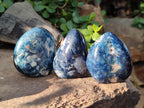 Polished Dumortierite Standing Display Pieces x 6 From Madagascar - Toprock Gemstones and Minerals 