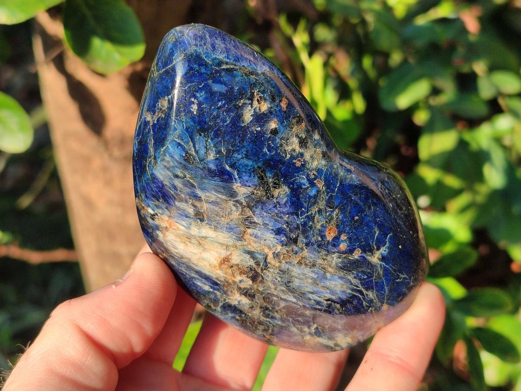 Polished Dumortierite Standing Display Pieces x 6 From Madagascar - Toprock Gemstones and Minerals 
