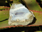 Polished On One Side Blue Lace Agate Geodes x 12 From Nsanje, Malawi - Toprock Gemstones and Minerals 
