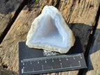Polished On One Side Blue Lace Agate Geodes x 12 From Nsanje, Malawi - Toprock Gemstones and Minerals 