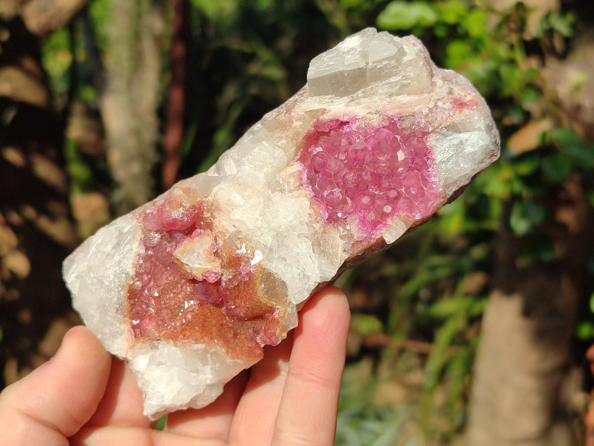 Natural Spherocobaltite Specimens x 3 From Musonoi Mine, Congo - Toprock Gemstones and Minerals 