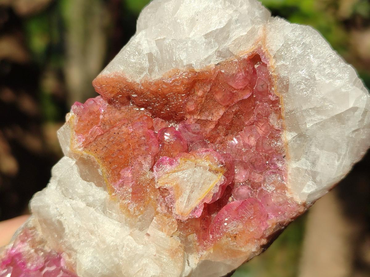 Natural Spherocobaltite Specimens x 3 From Musonoi Mine, Congo - Toprock Gemstones and Minerals 