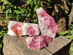 Natural Spherocobaltite Specimens x 3 From Musonoi Mine, Congo - Toprock Gemstones and Minerals 