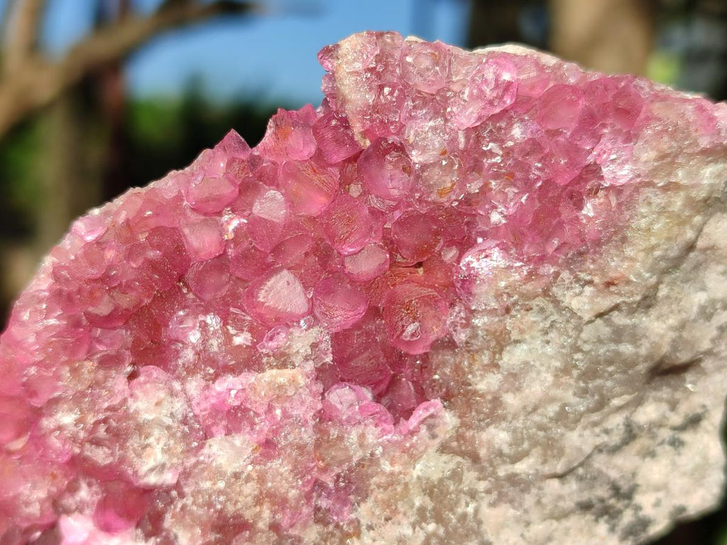 Natural Spherocobaltite Specimens x 3 From Musonoi Mine, Congo - Toprock Gemstones and Minerals 
