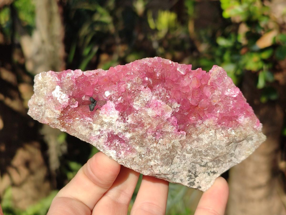 Natural Spherocobaltite Specimens x 3 From Musonoi Mine, Congo - Toprock Gemstones and Minerals 