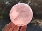 Polished Gemmy Rose Quartz Spheres x 2 From Madagascar - Toprock Gemstones and Minerals 