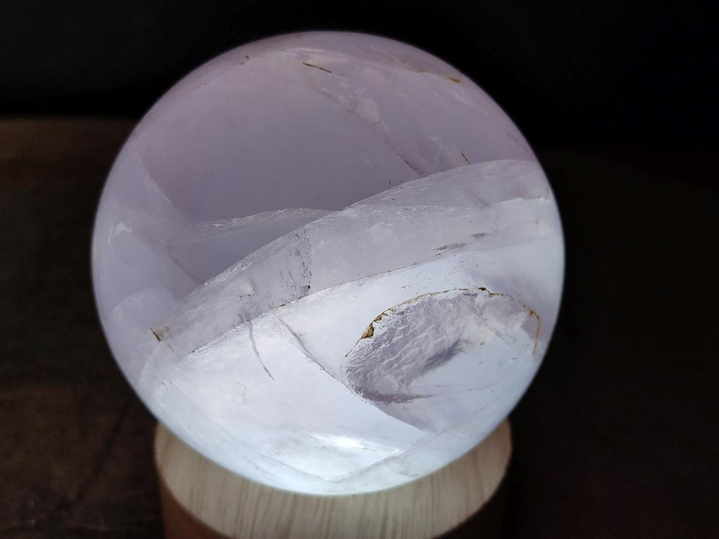 Polished Gemmy Rose Quartz Spheres x 2 From Madagascar - Toprock Gemstones and Minerals 