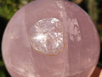Polished Gemmy Rose Quartz Spheres x 2 From Madagascar - Toprock Gemstones and Minerals 
