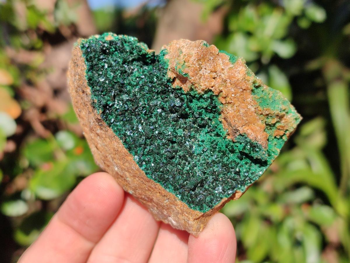 Natural Crystalline Malachite Specimens x 6 From Tenke Fungurume, Congo - Toprock Gemstones and Minerals 