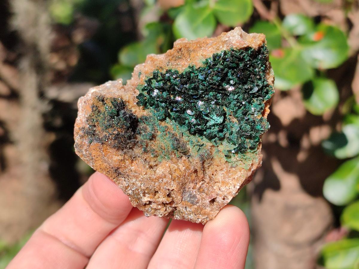 Natural Crystalline Malachite Specimens x 6 From Tenke Fungurume, Congo - Toprock Gemstones and Minerals 