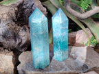 Polished Amazonite Display Crystals x 2 From Madagascar - Toprock Gemstones and Minerals 