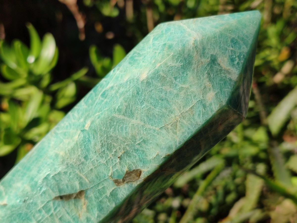 Polished Amazonite Display Crystals x 2 From Madagascar - Toprock Gemstones and Minerals 