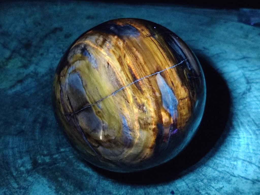 Polished Large Red Podocarpus Petrified Wood Sphere x 1 From Mahajanga, Madagascar - Toprock Gemstones and Minerals 