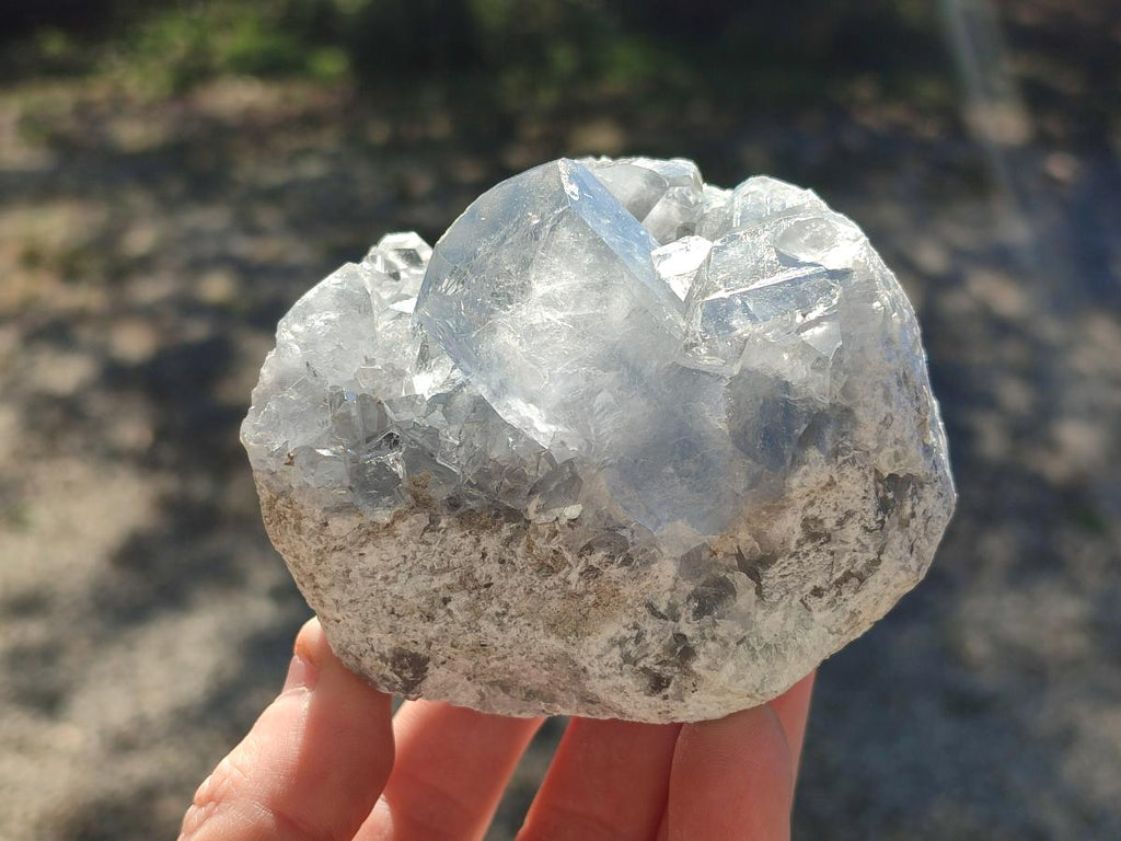 Natural Blue Celestite Crystal Specimens x 19 From Sakoany, Madagascar - Toprock Gemstones and Minerals 