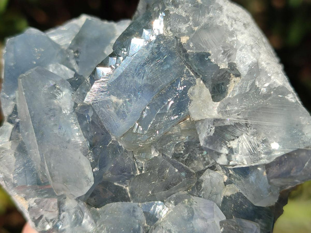 Natural Blue Celestite Crystal Specimens x 19 From Sakoany, Madagascar - Toprock Gemstones and Minerals 
