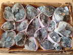 Natural Blue Celestite Crystal Specimens x 19 From Sakoany, Madagascar