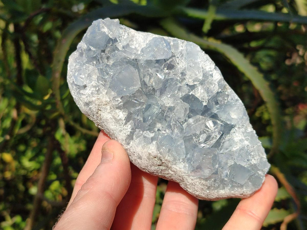 Natural Blue Celestite Specimens x 4 From Sakoany, Madagascar - Toprock Gemstones and Minerals 