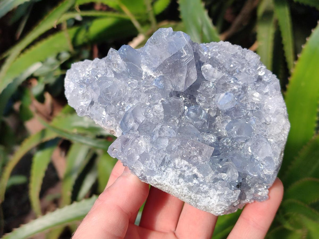 Natural Blue Celestite Specimens x 4 From Sakoany, Madagascar - Toprock Gemstones and Minerals 