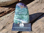 Polished Watermelon Fluorite Standing Display Pieces x 3 From Uis, Namibia - Toprock Gemstones and Minerals 