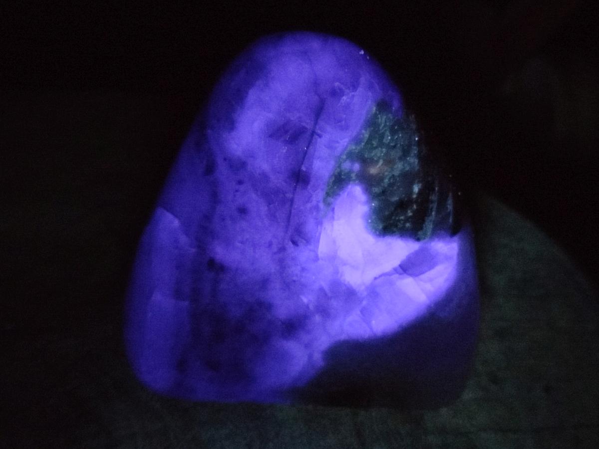 Polished Watermelon Fluorite Standing Display Pieces x 3 From Uis, Namibia - Toprock Gemstones and Minerals 