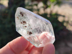 Polished Quartz Double Terminated Crystals with Inclusions x 12 From Madagascar - Toprock Gemstones and Minerals 