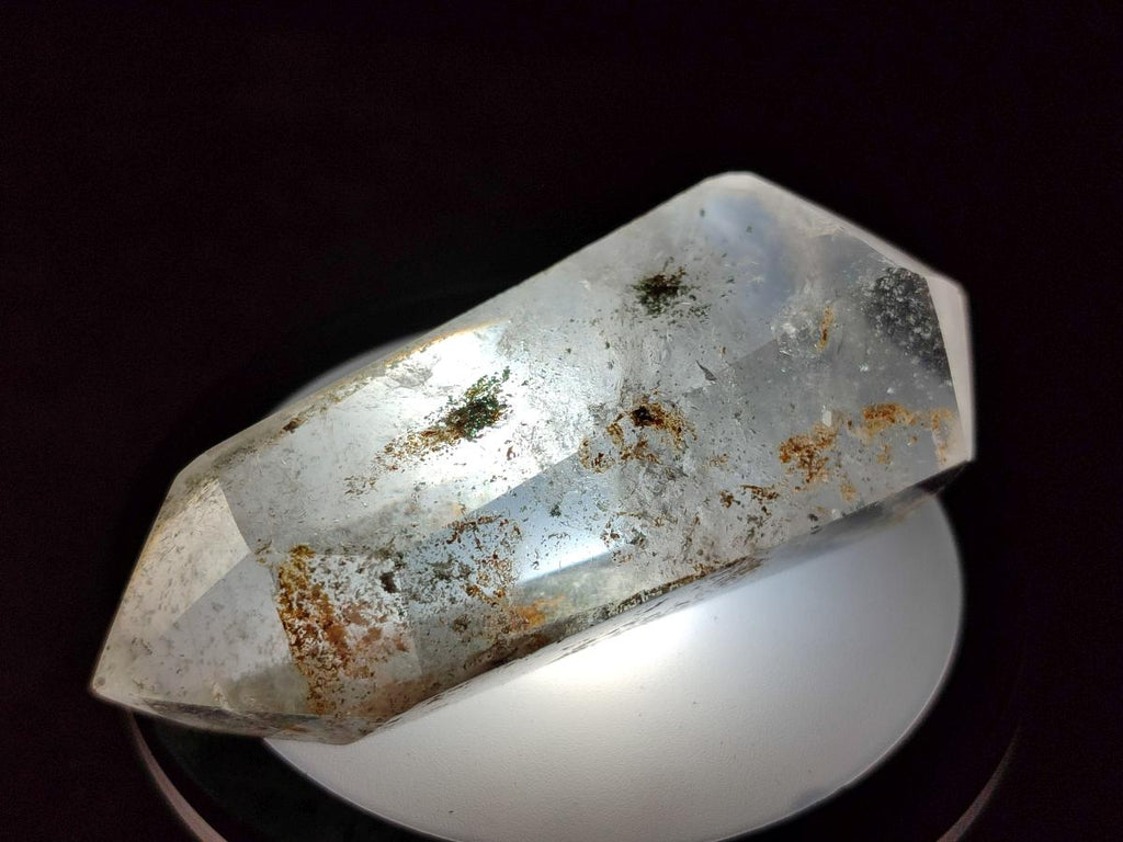 Polished Quartz Double Terminated Crystals with Inclusions x 12 From Madagascar - Toprock Gemstones and Minerals 