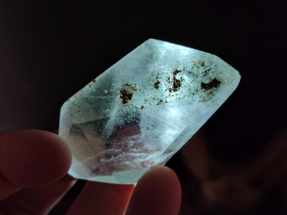 Polished Quartz Double Terminated Crystals with Inclusions x 12 From Madagascar - Toprock Gemstones and Minerals 