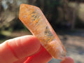 Polished Quartz Double Terminated Crystals with Inclusions x 12 From Madagascar - Toprock Gemstones and Minerals 