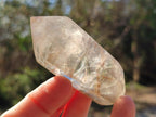Polished Quartz Double Terminated Crystals with Inclusions x 12 From Madagascar - Toprock Gemstones and Minerals 