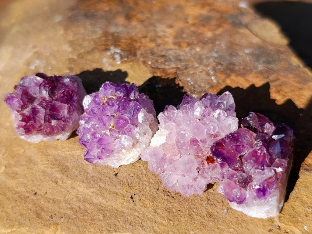 Natural Mini Amethyst Clusters x 70 From Ambatondrazaka, Madagascar - Toprock Gemstones and Minerals 