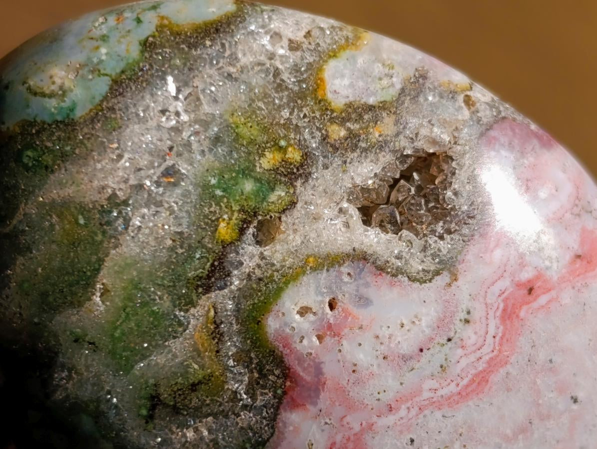 Polished Ocean Jasper Palm Stones x 24 From Northwest Coast, Madagascar - Toprock Gemstones and Minerals 