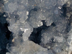 Polished Blue Celestite Geode Standing Display Pieces x 2 From Sakoany, Madagascar - Toprock Gemstones and Minerals 