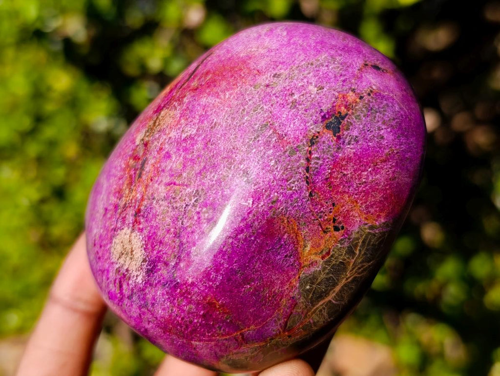 Polished Stichtite Free Forms x 4 From Barberton, South Africa - Toprock Gemstones and Minerals 