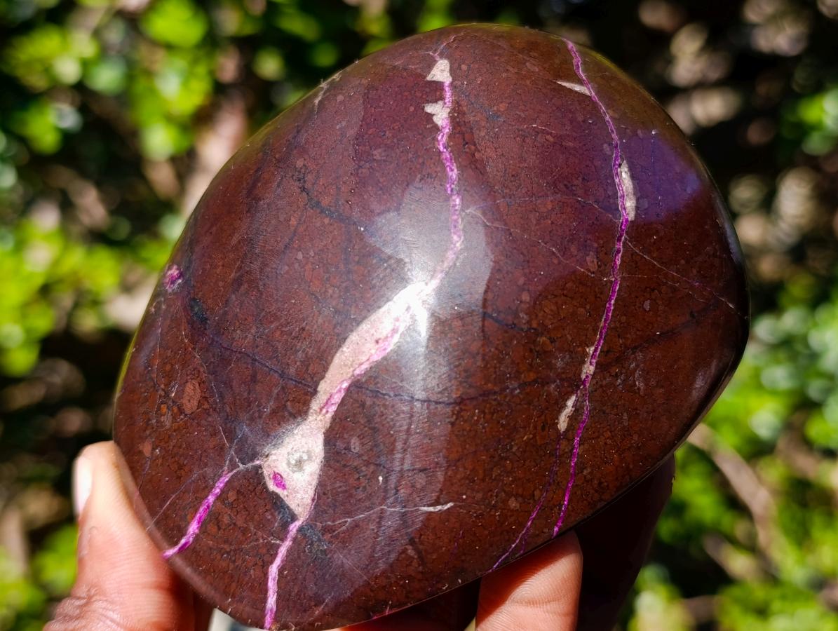 Polished Stichtite Free Forms x 4 From Barberton, South Africa - Toprock Gemstones and Minerals 
