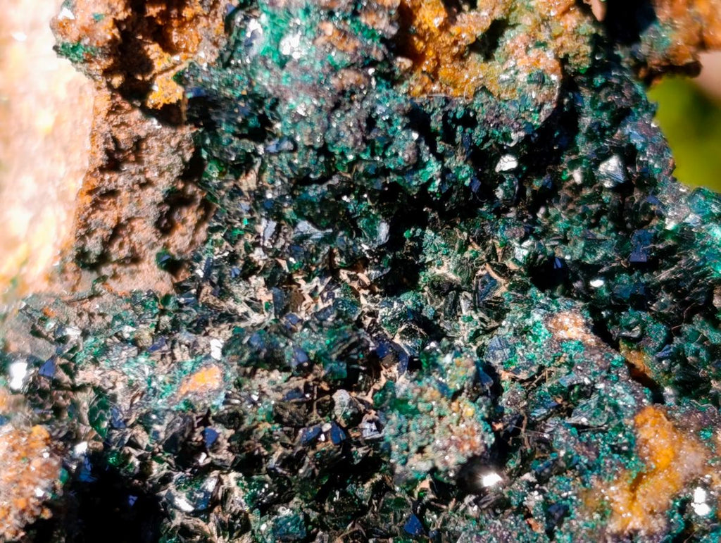 Natural Crystalline Malachite Specimens x 4 From Tenke Fungurume, Congo - Toprock Gemstones and Minerals 
