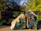 Natural Crystalline Malachite Specimens x 4 From Tenke Fungurume, Congo - Toprock Gemstones and Minerals 