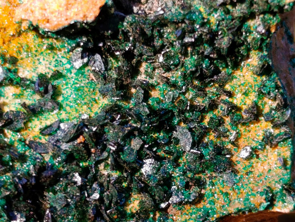 Natural Crystalline Malachite Specimens x 4 From Tenke Fungurume, Congo - Toprock Gemstones and Minerals 